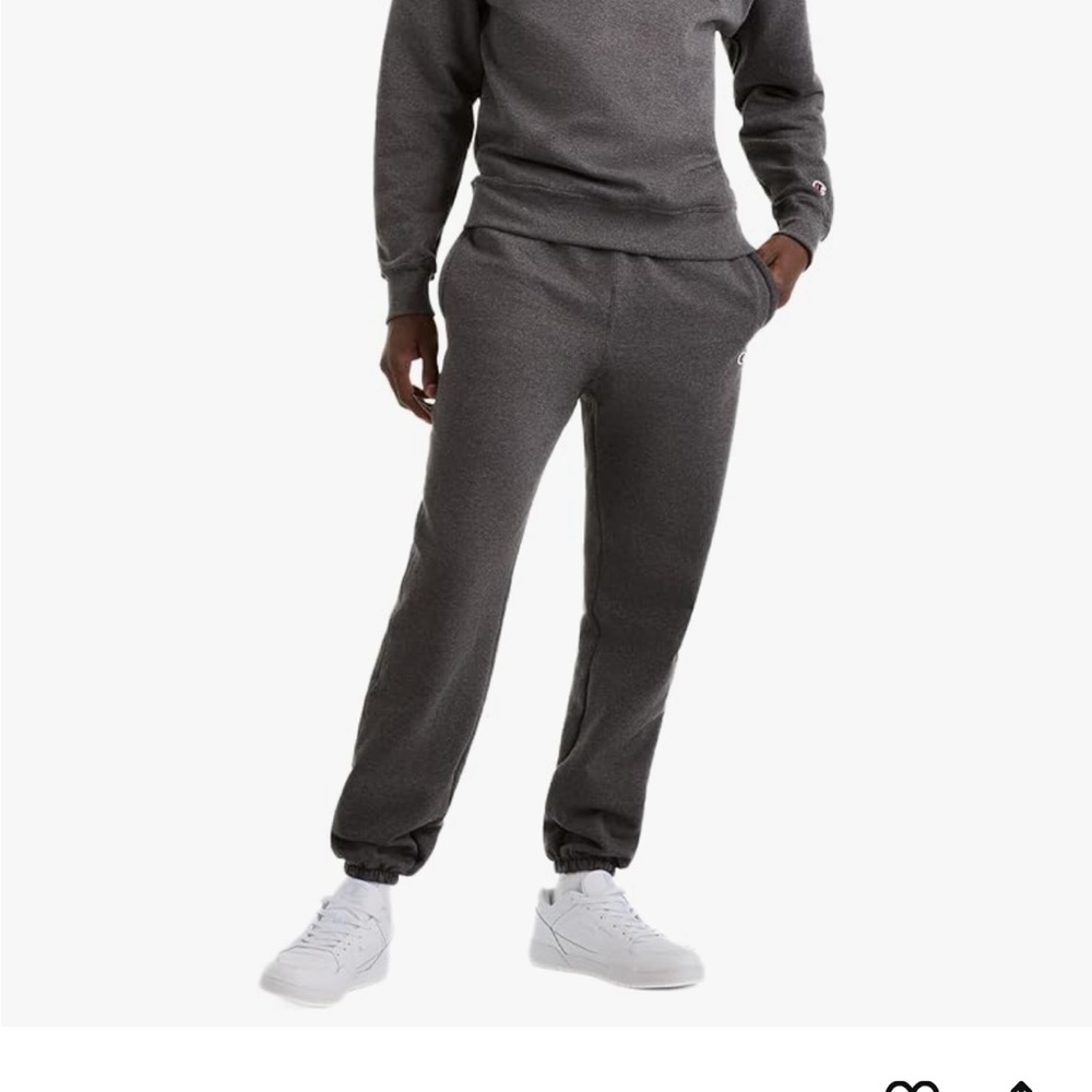 Champion Men's Gray Jogger Sweatpants
